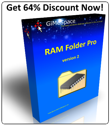 Get 64% discount on RAM Folder Pro!